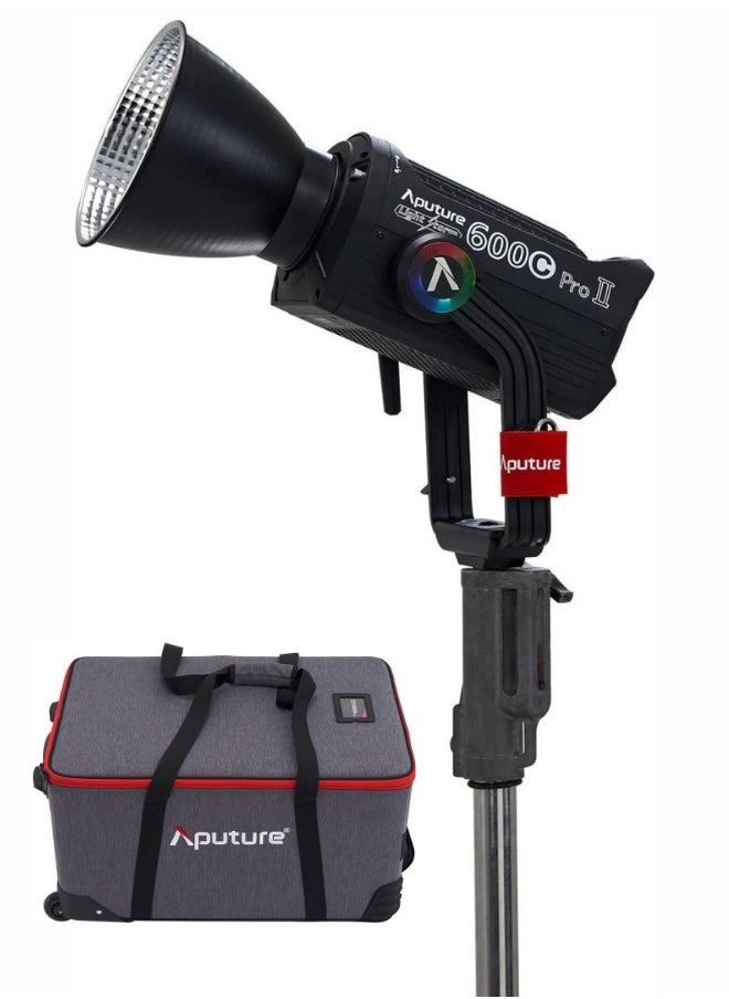 Aputure Aputure LS 600c Pro II RGB LED Monolight – 600W Full-Color Studio Light with 46 Preset Effects, V-Mount Battery Support, Weather-Resistant Build, and Bowens Mount  - Image 1