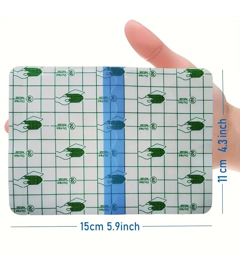 60 Sheets PU Transparent Bandages 4 Sizes Waterproof Stretch Adhesive Clear Film Dressing - Image 4