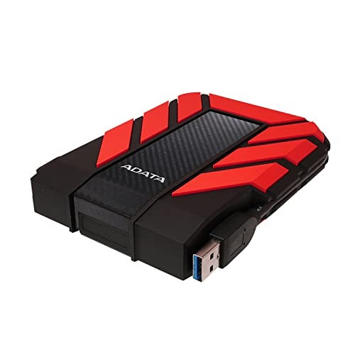 ADATA HD710 Pro قرص صلب خارجي - 2TB USB 3.2 Gen1 HDD محمول للألعاب وتخزين النسخ الاحتياطي - مقاوم للماء والغبار بمعيار IP68 - مقاوم للصدمات بمعيار MIL-STD - أحمر - 1 قطعة - Image 4