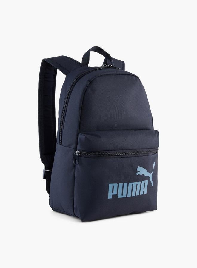 Puma Logo Print Backpack For Boys 5-13 Years With Padded Strap - Image 1
