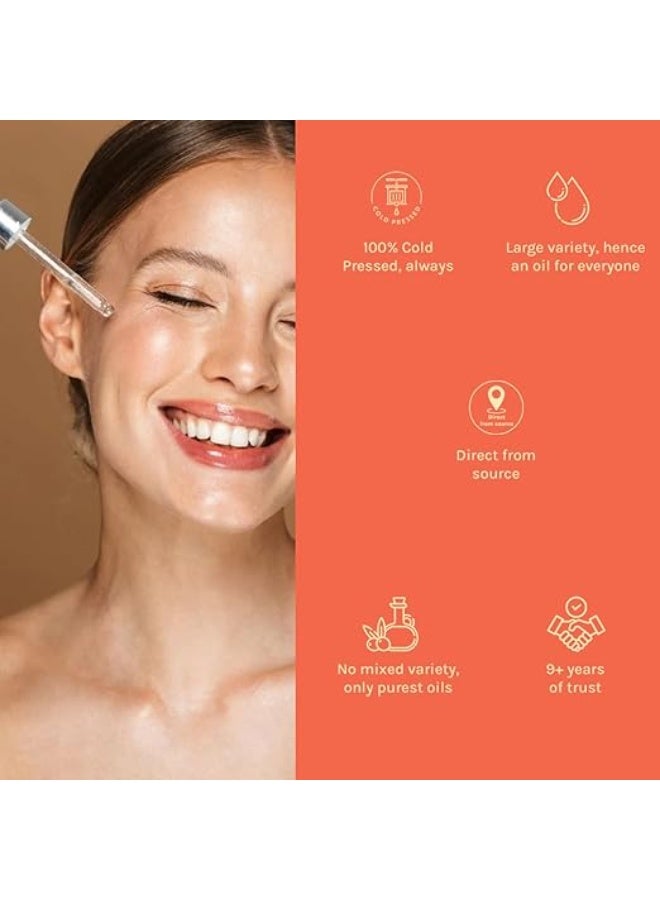 Tattvalogy Sea Buckthorn Carrier Oil | Hippophae Rhamnoides | Extracted from Himalayas | Makes your skin & hair Shiny, Radiant & Healthy | For All Hair & Skin Types (50ml) - Image 2