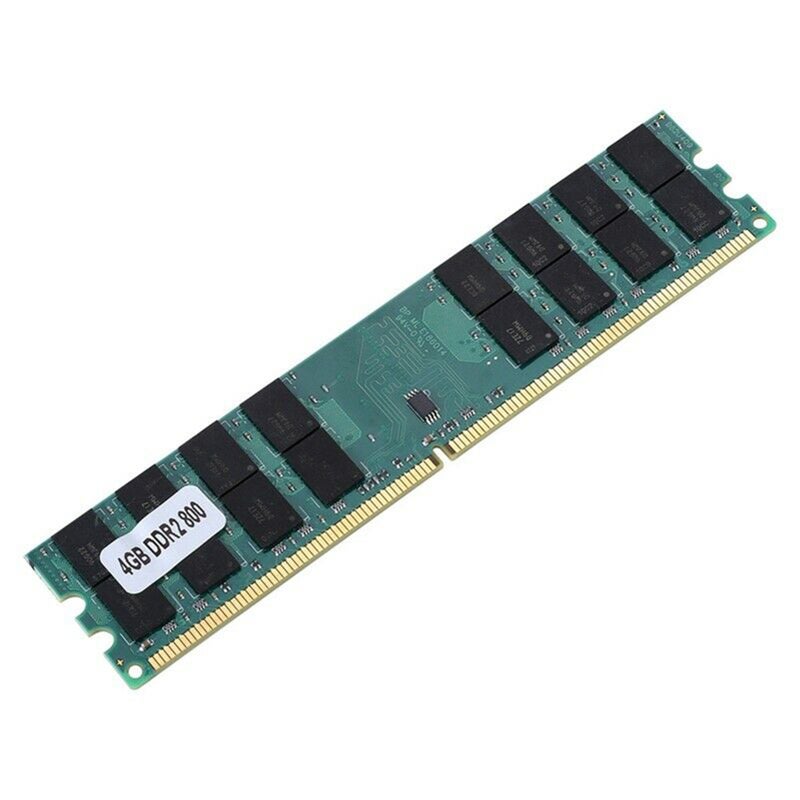 شريط ذاكرة سطح المكتب DDR2 240 دبوسًا ذاكرة وصول عشوائي سعة 4 جيجابايت تردد 800 ميجاهيرتز وحدة دارة نقل بيانات محول لوحة لوصفيات الأم دي أس (AMD) - Image 1