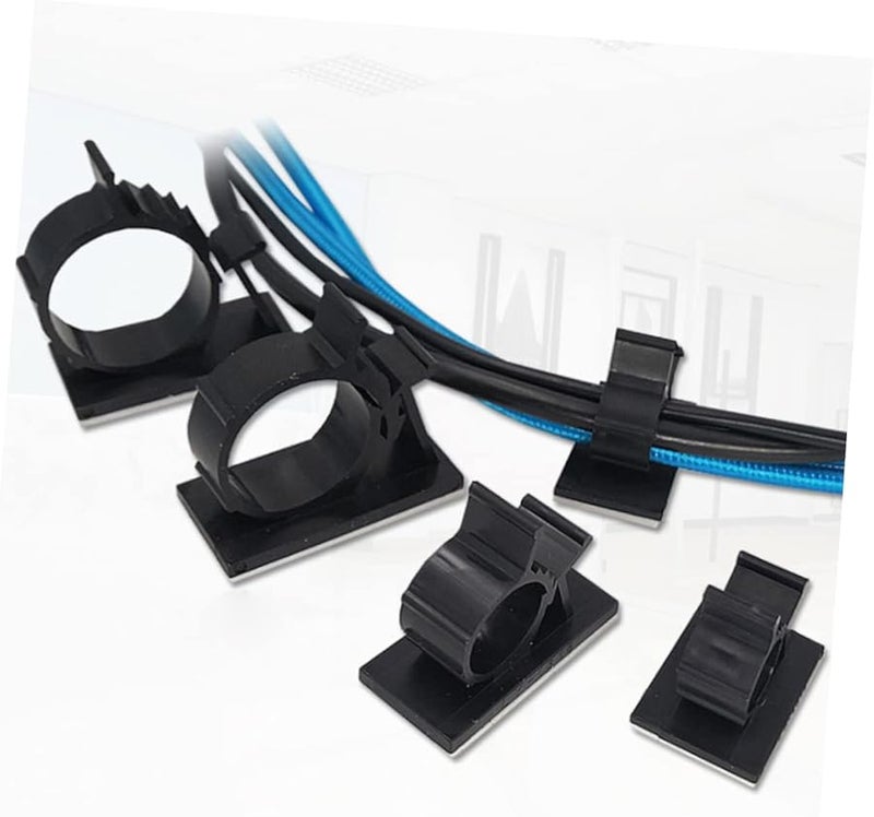 Jojofuny 20 Pack Adjustable Wire Clips Cord Holder Clamp For Home Office Fixing - Image 5