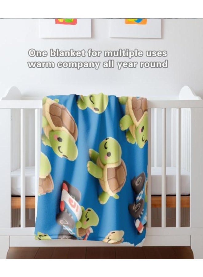 general Baby and children's cartoon flannel thin blanket (warm and comfortable, suitable for sleep, game use) 70cm*100cm - Image 4
