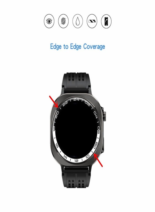 MIHENCE Screen Protector Compatible for Soudorv 1.43" Smartwatch, HD TPU Protective Film for Y10 1.43'' Smartwatch (6PCS) - Image 3