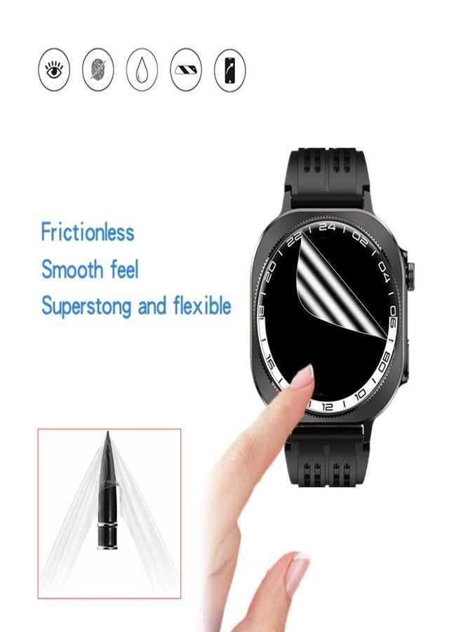 MIHENCE Screen Protector Compatible for Soudorv 1.43" Smartwatch, HD TPU Protective Film for Y10 1.43'' Smartwatch (6PCS) - Image 5