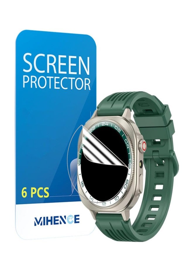 MIHENCE Screen Protector Compatible for Soudorv 1.43" Smartwatch, HD TPU Protective Film for Y10 1.43'' Smartwatch (6PCS) - Image 1