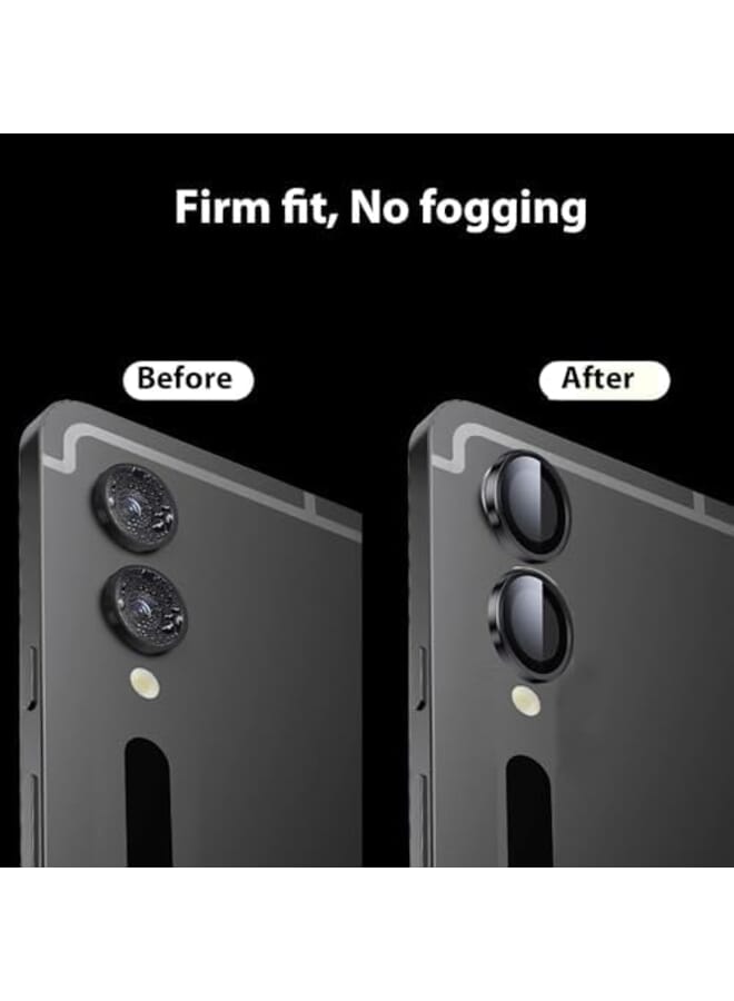 Excefore For Samsung Galaxy Tab S9 Ultra Sm X910 S9 Plus Sm X810 S9 Fe Plus Camera Lens Protector Hd Clarity Anti Scratch Dustproof Tempered Glass Back Camera Lens Protector With Aluminum Edging 2 Pcs - Image 3