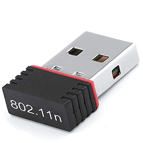 Madhabi 500Mbps Mini WiFi USB Adapter, 802.11n/ac Wireless Network Dongle for Desktop PC & Laptop, Plug & Play High-Speed Internet Receiver, Compatible with Windows, Mac & Linux Systems – Black - Image 1