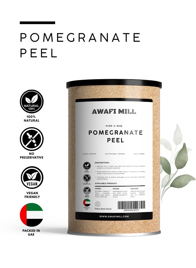 AWAFI MILL Dried Pomegranate Peel (Anar Chilka) | Sun-Dried Rind for Tea, Chutneys, Pickles, Marinades and Spice Blends | Tangy–Fruity, Mildly Bitter | Food-Grade - 100 g | 3.5 Oz - Image 2