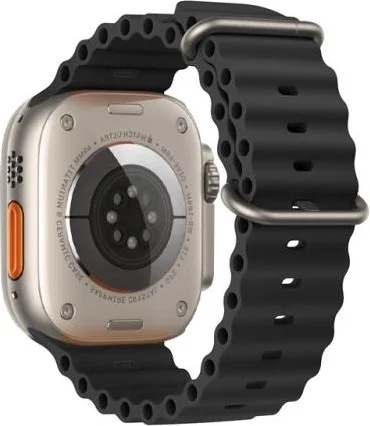 بولهاموبيل Polham 45MM Marine Loop Silicone Band Compatible with Apple Watch 7-8, Ultra Light and Comfortable Strap