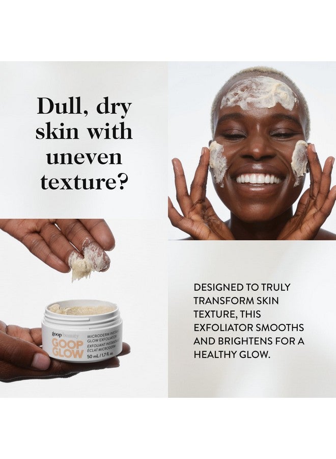 Goop Beauty Microderm Exfoliator | Physical & Chemical Exfoliant To Smooth Skin Texture | Exfoliating Minerals & Glycolic Acid | Athome Microdermabrasion | Silicone & Paraben Free | 0.5 Fl Oz - Image 5