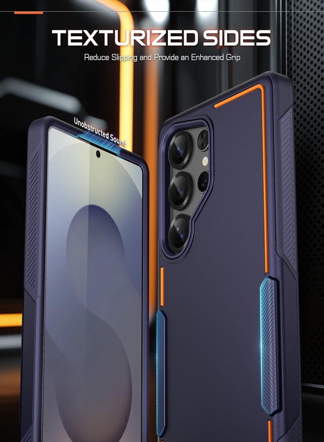 بويتيك جراب Poetic Neon لهاتف سامسونج جالاكسي S25 ألترا 5G، غطاء حماية مزدوج الطبقات شديد التحمل وخفيف الوزن ونحيف ومقاوم للصدمات، لون أزرق داكن - Image 3