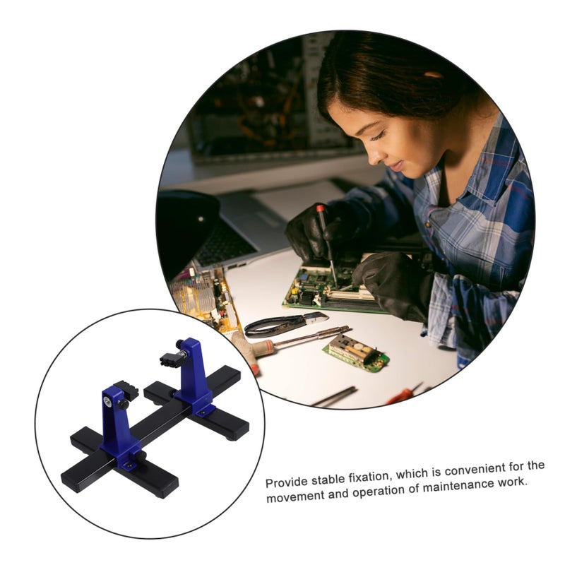 Adjustable Pcb Holder Clamp for Soldering and Desoldering Multifunctional Circuit Board Fixture for Mobile and Computer Repairs Compact Design - Image 4