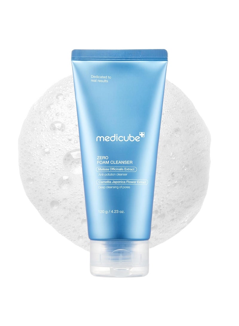 ميديكيوب منظف رغوة صفر للبشرة الحساسة - التحكم في السبن، توازن الرطوبة، وتقليل المسام - Image 1