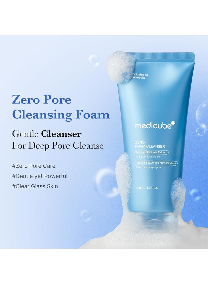 ميديكيوب منظف رغوة صفر للبشرة الحساسة - التحكم في السبن، توازن الرطوبة، وتقليل المسام - Image 2