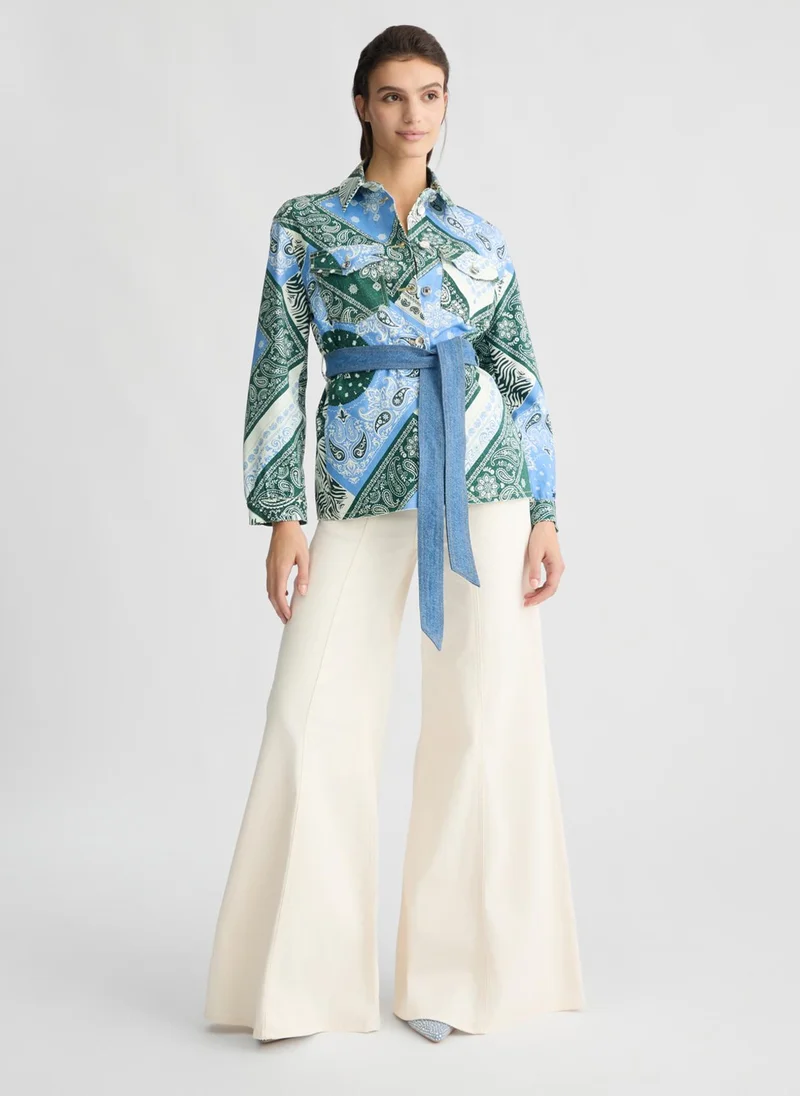 Liu Jo Printed cotton shacket