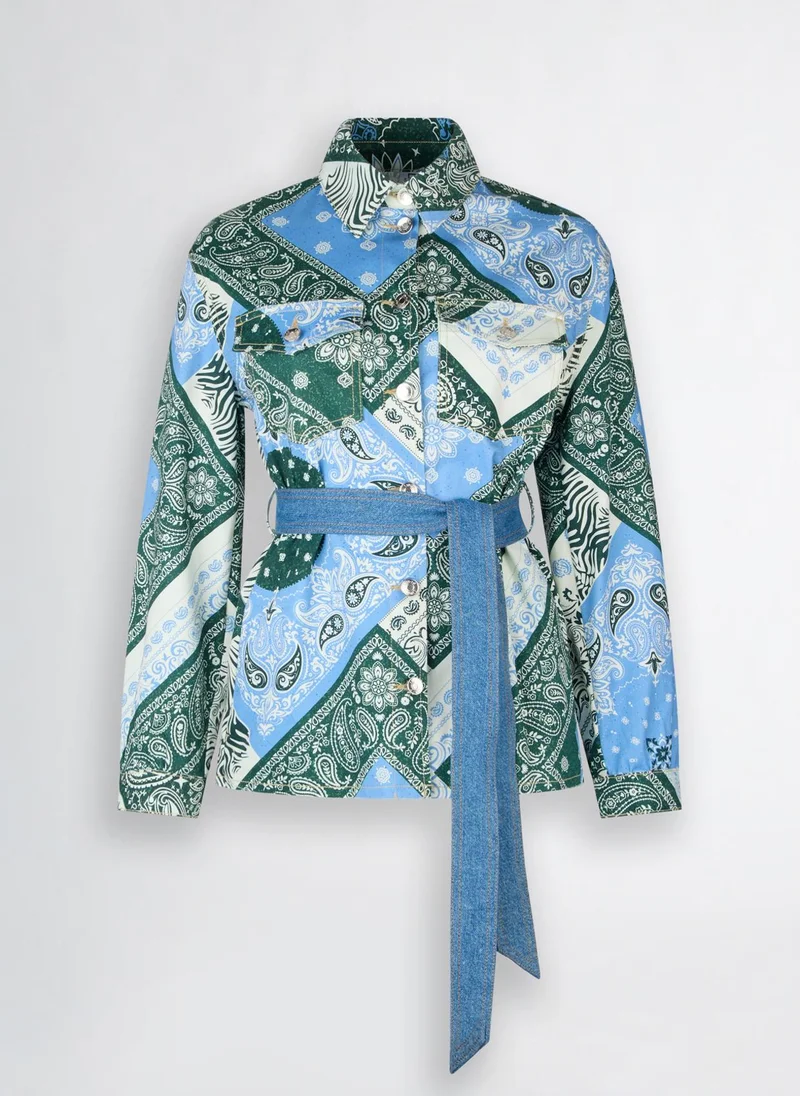 Liu Jo Printed cotton shacket