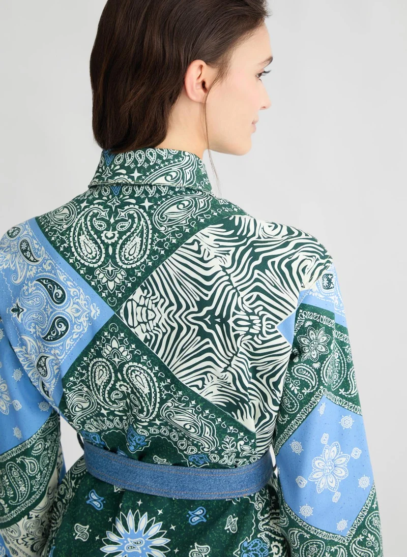 Liu Jo Printed cotton shacket