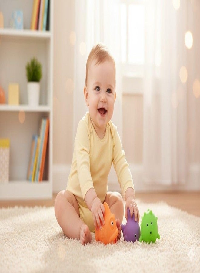 Bigwheels 3 Pc Baby Fish Shape Toy SC-108 ChuChu Sound with BPA Free NonToxic for Children - Image 5