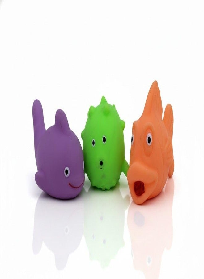 Bigwheels 3 Pc Baby Fish Shape Toy SC-108 ChuChu Sound with BPA Free NonToxic for Children - Image 4