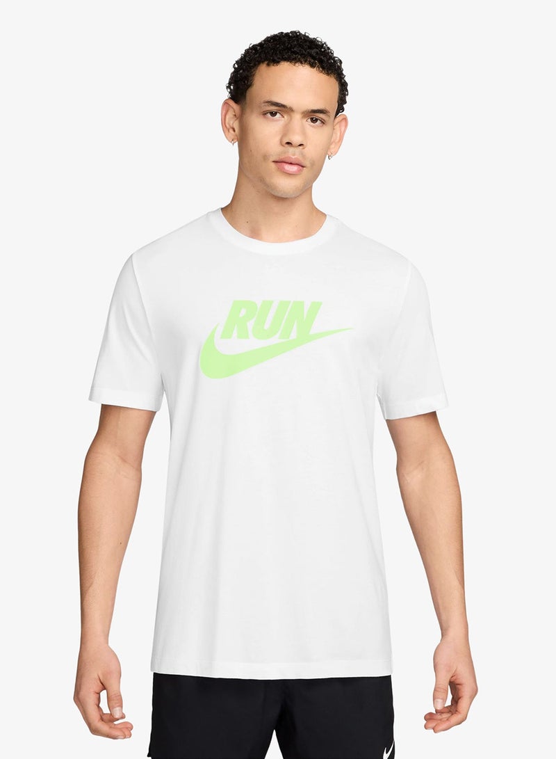 Nike Dri-Fit Run Swoosh T-Shirt - Image 1