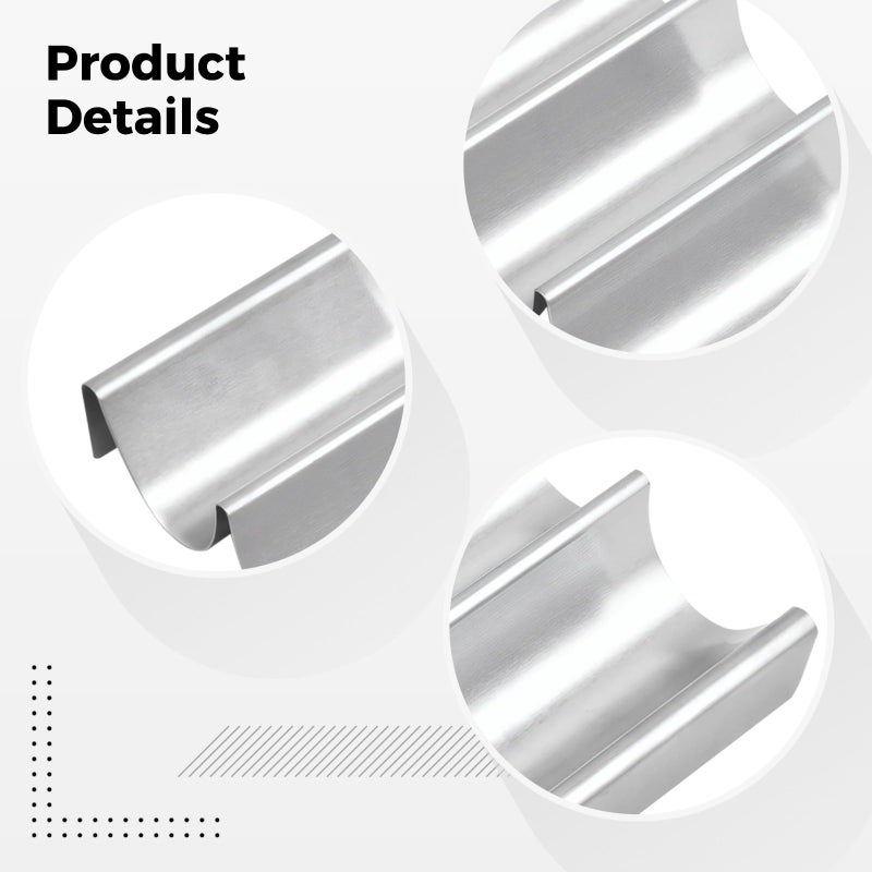 Stainless Steel Taco Serving Tray Holder For 4 Tacos Burritos Pancakes Hot Dogs - Image 5