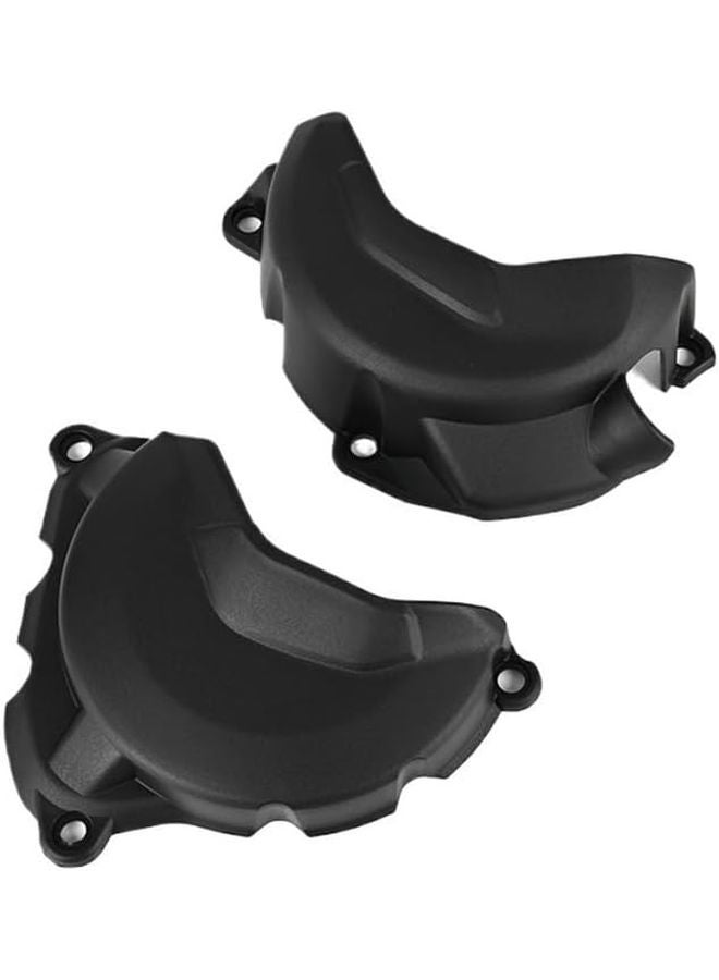 Black Engine Crankcase Cover Set For BMW F750GS F850GS F900R F900XR Adventure - Image 2