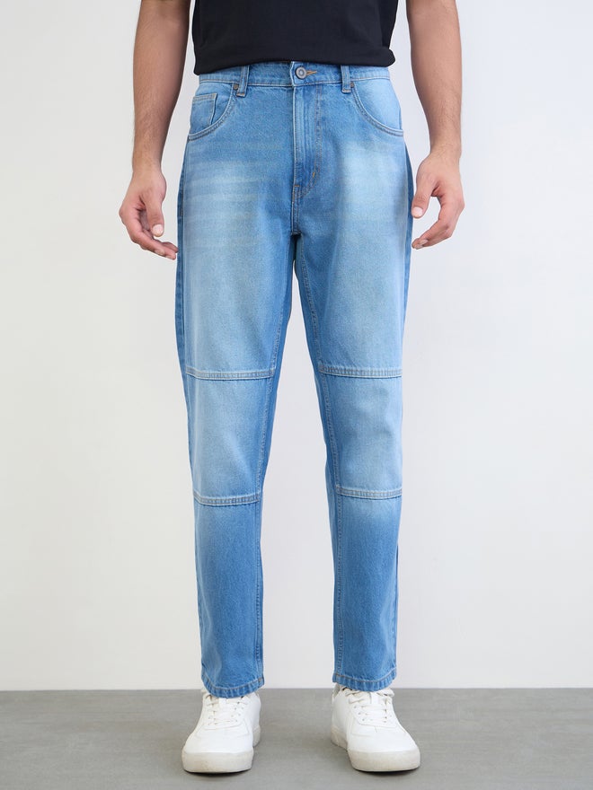 Styli Men Regular Fit Paneled Jeans - Image 2