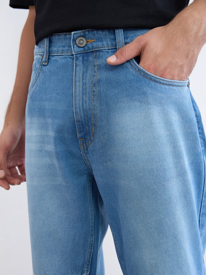 Styli Men Regular Fit Paneled Jeans - Image 3