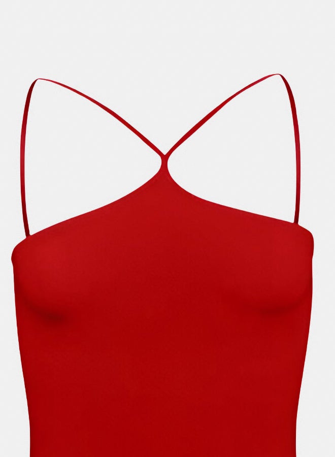 Silvy Lycra Donna Solid Tank Top For Women - Image 3