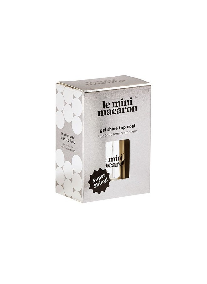 le mini macaron - Gel Shine Top Coat Chipfree, Vegan, Nontoxic & 9Free Formula Smooth, Transparent & Longer Shine Nails. - Image 1