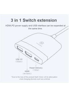 Hagibis Switch Dock TV Dock for Nintendo Switch Portable Docking Station USB C to 4K HDMI-compatible USB 3.0 Hub for Macbook Pro  - Image 3