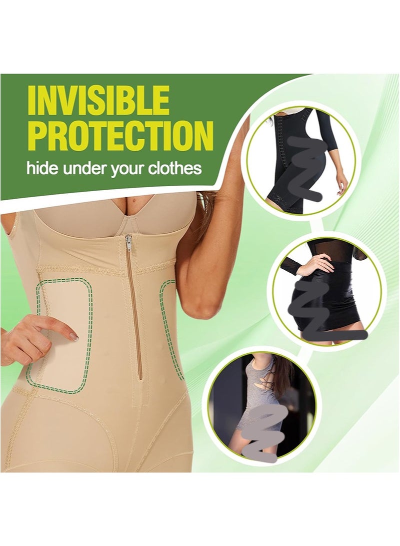 HaLunhi Women Lipo Foam Lateral Protectors - Post Surgery Foam Sheets,2 Board for Use with Post Liposuction Surgery Garments,Used After Liposuction,for Tightening and As C-shaped Waist Restoration Pads,Advanced Technology Flattening Compression for Recovery  - Image 3