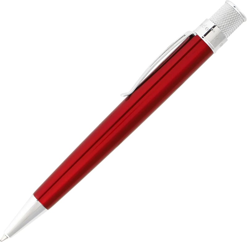 Retro 51 Tornado Classic Lacquer Red Rollerball Pen - Image 3