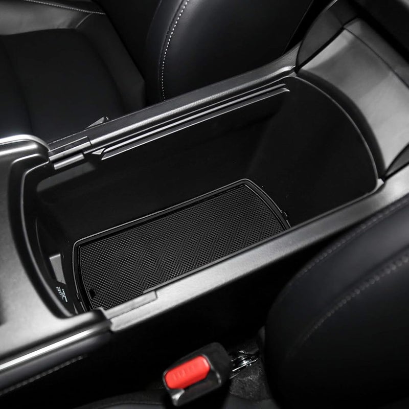 Auovo 17pcs Anti-dust Mats for Honda Accord Accessories 2018 2019 2020 2021 2022 Interior Car Cup Holder Inserts,Center Console Liner,Door Pocket Liner Mat(Black) - Image 3