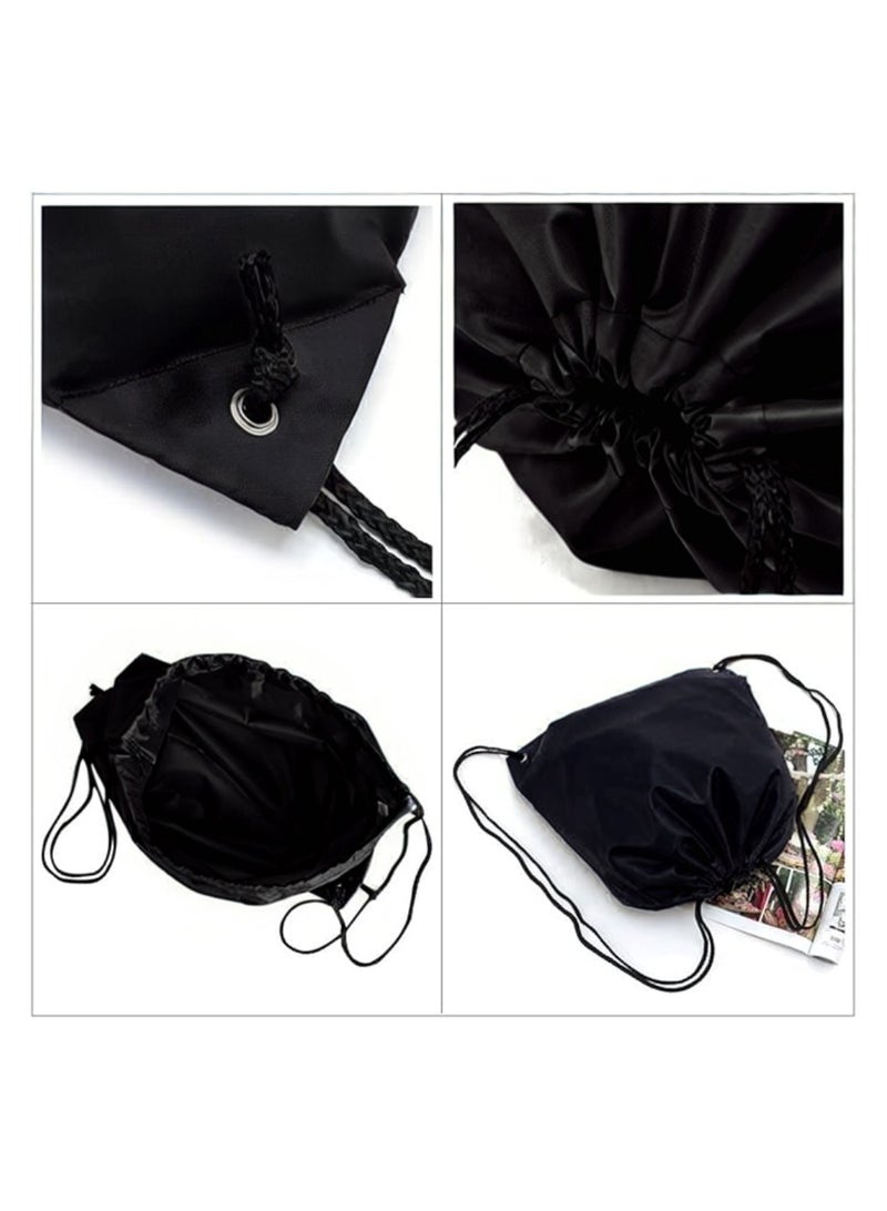 PRINTSHOP4ME Pack Of 3 Drawstring Bags With Football Design-Durable Sports Backpack For Adults,Great For Gym,Travel And Everyday Use,Lightweight With Football Print For Everyday Use - Image 4