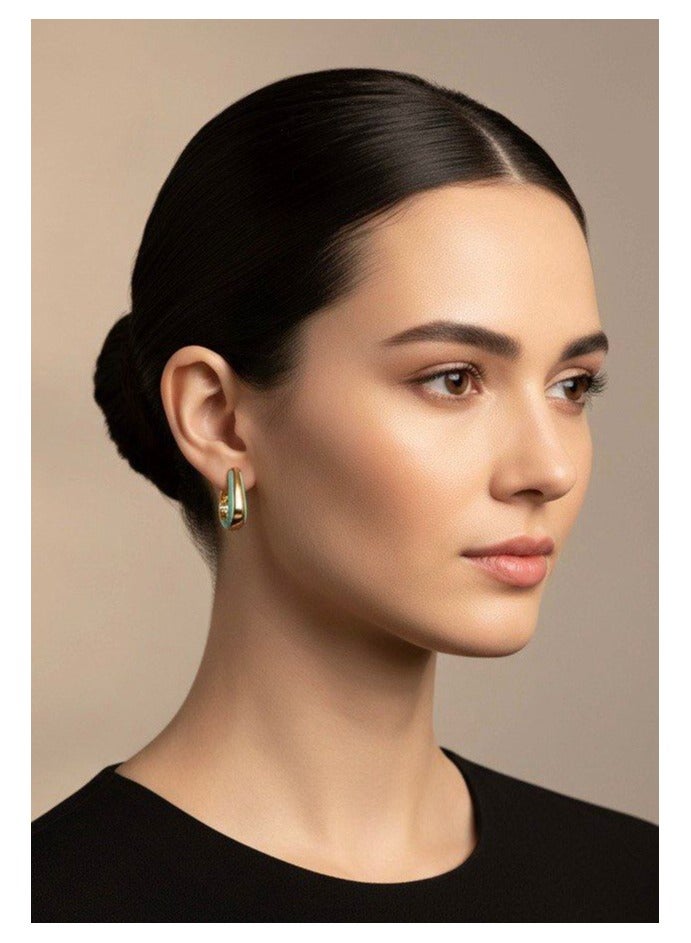 روبي آرت الذهب أقراط روبي آرت جولد من الذهب الخالص عيار 18 قيراطًا للنساء - 7.24 جرام - Image 3