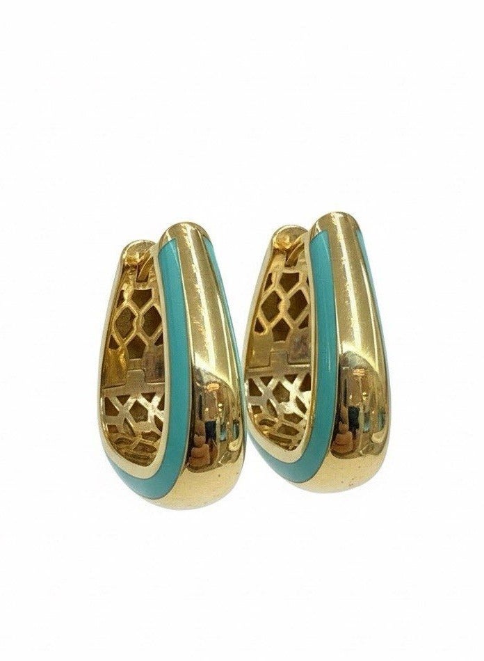 روبي آرت الذهب أقراط روبي آرت جولد من الذهب الخالص عيار 18 قيراطًا للنساء - 7.24 جرام - Image 2