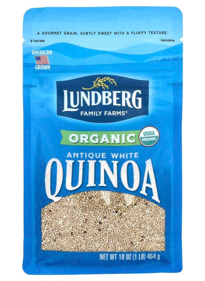 Lundberg - Organic Antique White Quinoa 1 lb (454 g) - Image 1