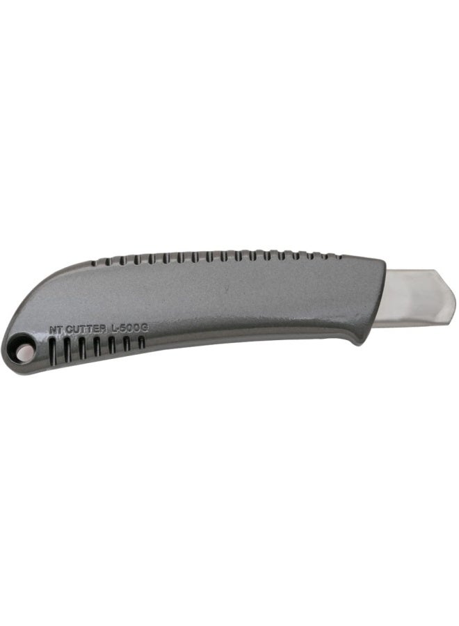 NT Cutter HeavyDuty Aluminum DieCast Grip AutoLock Utility Knife L500GRP - Image 3