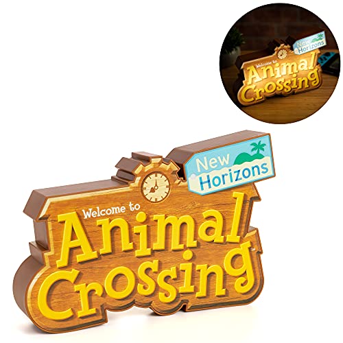 Paladone PP8377NN Animal Crossing Logo Light with Two Light Modes, Merchandise - Image 1