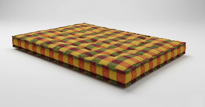 IMSMARTMART Soft Multicolour 6X4ft / Gadda 5 inch Double Cotton Mattress (L x W: 72 inch x 48 inch) - Image 2