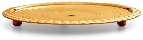 MISAA URNS Pure HeavyBrass Akhand Diya with Glass Cover for Pooja & Diwali Brass (Pack of 2) Table Diya Set (Height: 5.2 inch) Large Size - Image 5