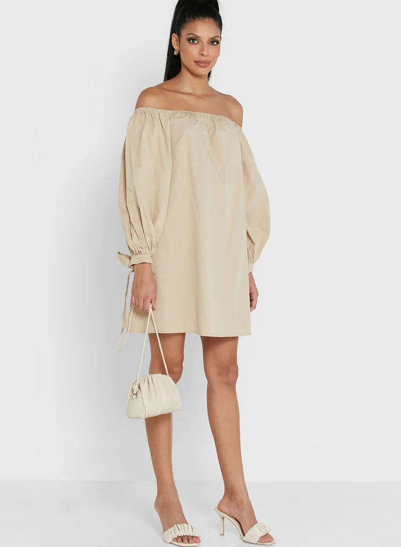 PUBLIC DESIRE Off-Shoulder A-Line Dress