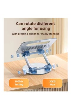 Generic Yesido Strong Stand Aluminum Alloy Laptop Stand with 360 Rotating Folding Design Good Heat Releasing for Laptop Stands  - Image 3