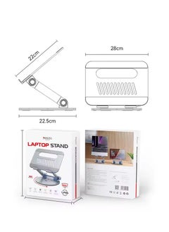 Generic Yesido Strong Stand Aluminum Alloy Laptop Stand with 360 Rotating Folding Design Good Heat Releasing for Laptop Stands  - Image 5