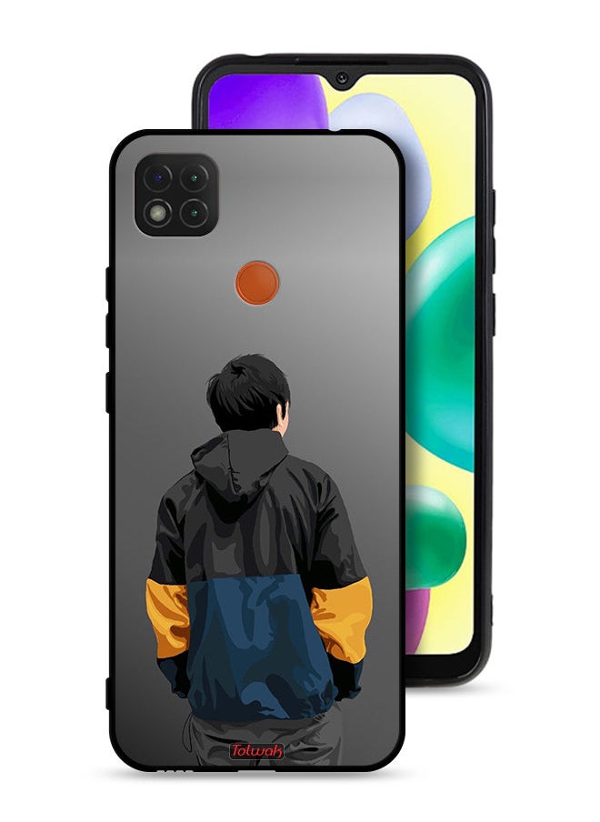 Tolwak Xiaomi Redmi 9C Protective Case Cover Boy Portrait Art  - Image 1