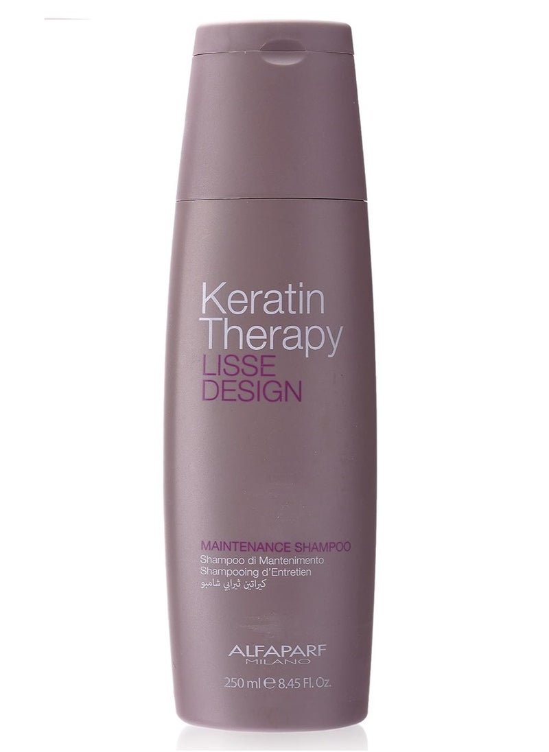 ALFAPARF MILANO Keratin Therapy Lisse Design Maintenance Shampoo 250ml  - Image 1