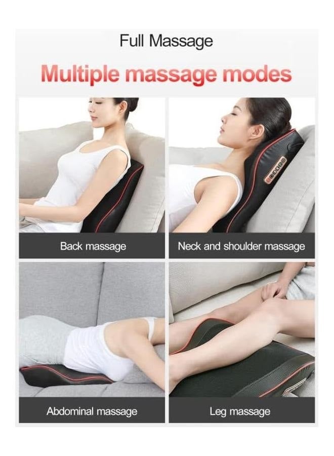 Loquat Shiatsu Back  Neck Massager Cervical Spine Pillow Massager Neck Massager Pillow Neck Waist Shoulder Lumbar Back Body For Muscle Pain Relief, Chairs and Cars Cushion - Image 4
